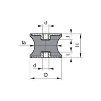 ITEC Gummi Puffer Tailliert C GP CT 10x10 M4