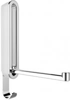 Wenko Klapphaken Premium Sigma Polarweiß - Gehäuse: Weiß, Haken: Silber glänzend, Magnet und Gegenstück aus Eisen verbaut: - 