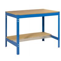 SIMONRACK Werkbank KIT SIMONWORK BT0 900 BLAU/HOLZ