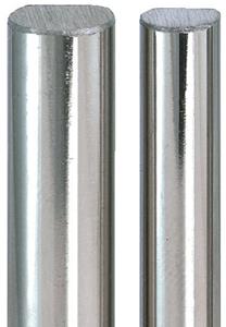 JuNie - Drehstangenschloss-Profilstange,L 1000mm,Ø 6/5mm 0065, Stahl vernickelt