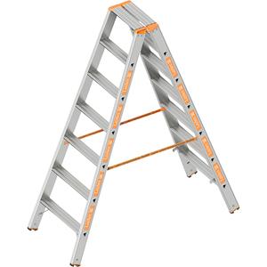 Layher Tredenbokladder, tweezijdig oploopbaar, 2 x 7 treden
