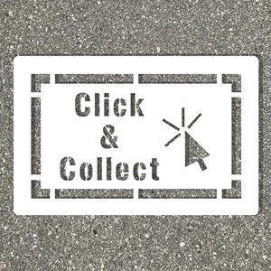 Vloersjabloon, click-&-collect, kunststof