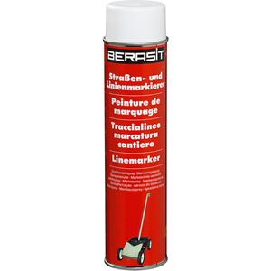 Verfmarkeerset, markeerwagen BASIC met 1 verfspuitbus geel en 12 extra verfspuitbussen, wit
