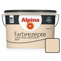 Alpina Farbrezepte Weicher Sand matt 2,5 Liter 2,5 l, weicher sand, matt