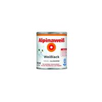Alpina weiß Weißlack 125 ml, weiß, glänzend
