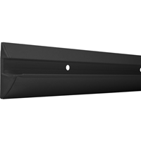 Spur SchadÃ©bo Wandplankdrager Muroy git zwart RAL9005 120cm