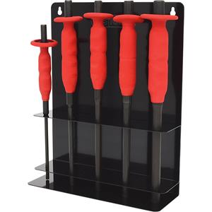 KSTOOLS KS TOOLS Splintentreibersatz mit Handschutzgriff, 5-tlg 6-14mm