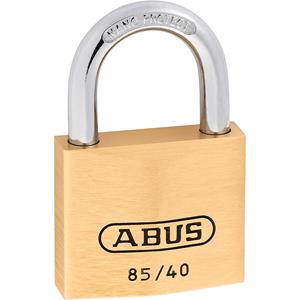 ABUS Hangslot, 85/40 lock-tag, VE = 6 stuks, messing