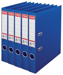 Esselte 5 St Hefboommappen Met Hendel A4 50 Mm Blauw