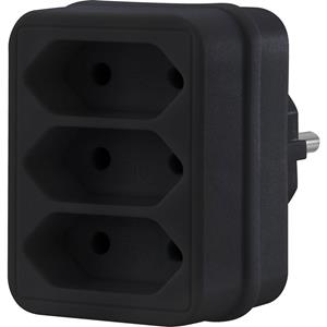 SY-4673754 Stopcontactsplitter Black