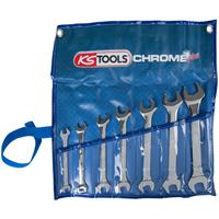 KSTOOLS KS TOOLS CHROMEplus Doppel-Maulschlüssel-Satz, 7-tlg