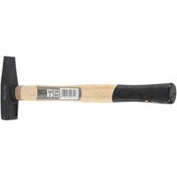 BGS TECHNIC Schlosserhammer | Holz-Stiel | DIN 1041 | 200 g - 