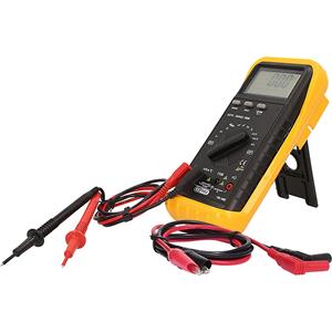kstools KS Tools Digitale multimeter, incl. testsondes en krokodillenklemmen, elektronisch display