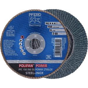 PFERD 67786150 Fächerschleifscheibe Durchmesser 150mm 10St.