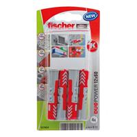 Fischer nylon plug DuoPower 12X60 4st.