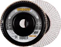 Rhodius 211315 LGA ALU Fächerschleifscheibe 125 x 22,23mm K60 gerade Durchmesser 125mm 5St.