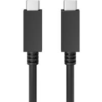 ACCUCELL USB-C PD Lade- und Synchronisationskabel für bis zu 100W, schwarz