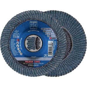 PFERD 67689063 Fächerschleifscheibe Durchmesser 125mm 10St.