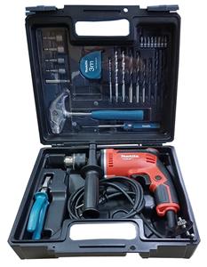 Makita M8100KX2 Klopboormachine met 26-Delige Accessoire Set in Kunststof Koffer