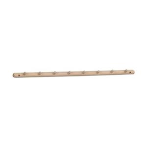 Nordiq Memphis houten kapstok - 8 haakjes - 80 cm breed - Whitewash