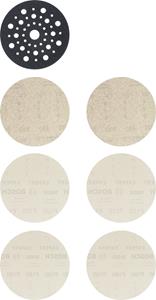 Bosch EXPERT M480 2608901202 Schuurnetset Geperforeerd Korrelgrootte 80, 80, 120, 120, 180, 180 (Ø) 125 mm 7 stuk(s)