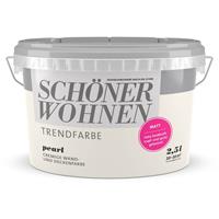 SCHONERWOHNEN 2,5L Sch&ouml;ner Wohnen -Trend Wandfarbe matt Pearl