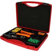 KSTOOLS KS TOOLS Sortiment Drahtendhülse mit Crimpzange, 0,25 mm² - 6,0 mm², 1001-tlg