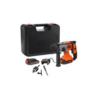 Black & Decker Black and Decker - Batteriebetriebener Meißelbohrer 18V 2x2.5Ah 1.2J SDS-Plus in Box - BCD900E2K -