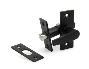DX Insteekgrendel met sluitplaat lengte 55mm - zwart