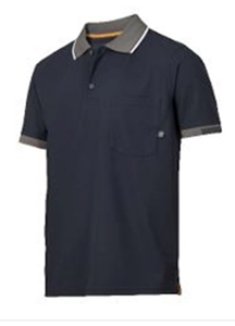 poloshirt tech donker blauw XXL