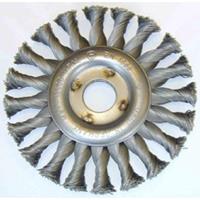 ironside Scheibenbürste 125mm/22,2 gezopft, für Winkelschleifer
