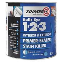 Zinsser bulls eye 1-2-3 wit 5 ltr