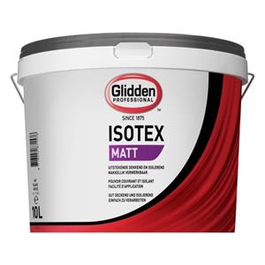 Glidden isotex mat lichte kleur 10 ltr