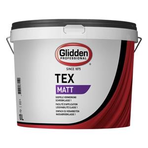 Glidden tex matt wit 10 ltr