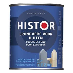 Histor perfect base grondverf voor buiten grijs 750 ml