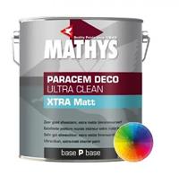 Mathys paracem deco ultra clean xtra matt wit 4 ltr