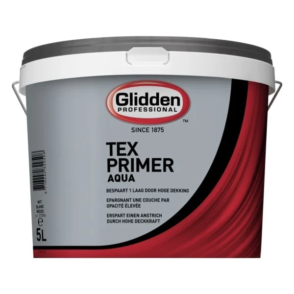 Glidden texprimer lichte kleur 5 ltr