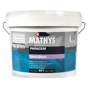 Mathys paracem semi-gloss wit 10 ltr