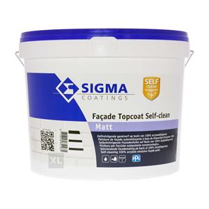 Sigma facade topcoat selfclean matt wit 10 ltr