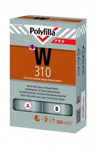 Polyfilla pro sneldrogend epoxy houtreparatie w310 300ml