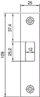 Nemef Sluitplaat RVS rond type P 4228/17