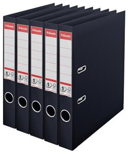 Esselte 5 st Hefboommappen met hendel A4 50 mm zwart