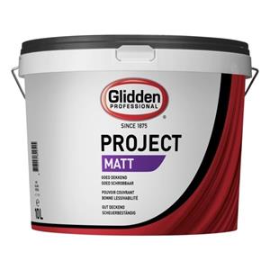 Glidden project matt lichte kleur 10 ltr