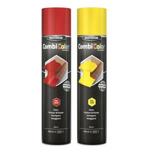 Rust-oleum - combicolor Original RAL9005 - Schwarz Glänzend 400ml, Einschicht-System für Metallschutz - Schwarz