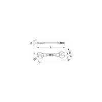 KSTOOLS KS Tools BRONZEplus Blech-Doppel-Maulschlüssel klein 10 mm