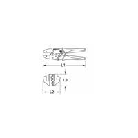 KSTOOLS KS Tools Crimpzange für DEUTSCH DT und DEUTSCH DTP, Ø 2,5/4,0 mm²
