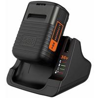 Black & Decker Black&decker - Black and Decker - Lithium-Ionen-Akkusatz 36 V 2,0 Ah und 2000 mAh Ladegerät - BDC2A36-QW -