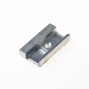Maco draaikiep Sluitplaat hout vlak sponning 27mm zilve