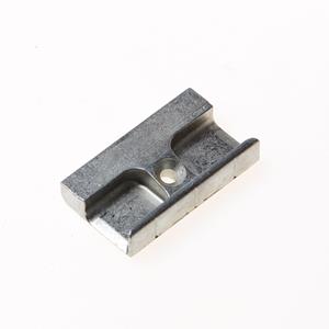 Maco draaikiep Sluitplaat hout vlak sponning 28mm zilve