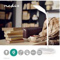 nedis LED-Lamp met Draadloze Lader | Dimmer - Op Product | LED / Qi | 10 W | Met dimfunctie | Koel Wit / N